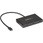 USB-C - 3x HDMI 変換アダプター/1080p 30Hz/トリプルモニター/30cm一体型ケーブル/Windowsのみ/MSTハブ/Type-C ディスプレイアダプター/マルチモニター 分配器