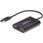 USB 3.0 - DisplayPort変換アダプター/4K30Hz/マルチモニター対応/USB Type-A接続/Windowsのみ/ブラック/USB - DP モニター 変換コネクター/ディスプレイ コンバーター