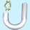 U型曲げパイプ(鉄製、エキスパンド・スリット付き)