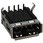 USBコネクタ (タイプA)， メス Molex， ポート数:1