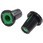 RS Pro ボリューム調整つまみ (ノブ) / ノブ用アクセサリ シャフト：6mm， 直径：17mm