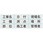 ホワイトボード用表示貼り替シールD/C6兼用