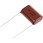 Nichicon ポリエステルコンデンサ(PET)， 250 V ac、630 V dc， 1μF， ±10%