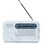 10年長期保管可能 手回し充電ラジオ AM/FM/ワイドFM