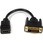 HDMI - DVI-D変換ケーブルアダプタ 20cm HDMI メス - DVI オス
