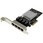 4ポート ギガビットイーサネット増設PCI Express ネットワークLANカード Intel I350チップセット搭載NIC