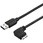 Micro USB 3.0 スリムケーブル オス/オス L型右向きマイクロUSB 2m