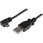 充電&同期用 Micro USBケーブル 1m L型右向き オス/オス 24/30 AWG