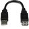15cm USB2.0延長アダプタケーブル USB A オスーUSB A メス