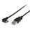 1.8m ミニUSB変換ケーブル miniUSB右向きL型ケーブル USB A端子 オス - USB mini-B端子 オス
