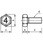 4マーク小形六角アプセット小ねじ(鉄/生地)(小箱)