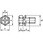(+)六角アプセットP=2(SW組込)(ステンレス/SC-4)(小箱)