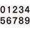 [無災害記録表]用デジタル数字マグネット 151枚組