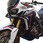 パイプアッパークラッシュバー ブラック HONDA AFRICA TWIN CRF 1000 L 2017>