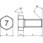 7マーク小形六角ボルト 全ねじ 細目(鉄/ニッケル)