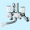 ソーラー2ハンドル混合栓(併用形) KM51C3
