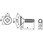 (+)Sタイプ皿(鉄/3価ホワイト)(小箱)