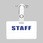 ラベル名札 (STAFF)