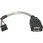 15cm PCケース/マザーボード接続用USB 2.0ケーブル USB Aタイプ メス - 4ピン USBマザーボードヘッダー メス