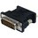 DVI-VGA変換アダプタ DVI-I オスーVGA メス 変換コネクタ ブラック
