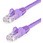 カテゴリ6 LANケーブル(Cat6) RJ45モールドコネクタ(ツメ折れ防止カバー付き) 3m パープル