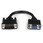 20cm DVI-VGA変換ケーブル DVI-I オスーVGA メス ブラック