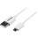 2m ホワイト micro USB2.0ケーブル USB A オスーUSB micro-B オス