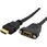 ハイスピードHDMIケーブル/91cm/HDMI 1.4/パネルマウント型/4K30Hz/HDMI メス - HDMI オス