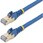 カテゴリ6A対応LANケーブル 0.5m Cat6A STP(シールドツイストペア)ケーブル ブルー