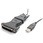 USB - RS232C シリアル変換ケーブル/91cm/ストレート/1x D-Sub 9 ピン/オス-オス/DB9 - DB25変換コネクター付属/シリアルコンバーター アダプター