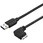 Micro USB 3.0 スリムケーブル オス/オス L型右向きマイクロUSB 2m