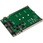 M.2 SATA SSD - 2.5インチSATA変換アダプタ/オープンフレームブラケット/M2ハードドライブアダプター/NVMe非対応