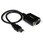 30cm USB-RS232Cシリアル変換ケーブル 1x USB A-1x DB-9(D-Sub 9ピン) シリアルコンバータ/変換アダプタ COMポート番号保持機能