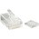 自作用Cat6対応RJ45 LANケーブルコネクタ 50個入りパック