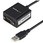 USB - RS232C シリアル変換ケーブル/1.8m/ストレート/1x D-Sub 9 ピン/オス-オス/COM番号保持機能/DB9 シリアルコンバーター アダプター