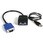 2ポートVGAディスプレイ分配器 2x VGA/アナログRGB スプリッタ/Splitter USBバスパワー供給