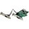 シリアルインターフェースカード/PCI Express x1/2ポート RS232C オス/16550 UART/最大460.8Kbps/標準&ロープロファイル/Windows & Linux/後継機あり PEX2S953LP