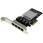 4ポート ギガビットイーサネット増設PCI Express ネットワークLANカード Intel I350チップセット搭載NIC
