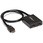 ビデオスプリッター/4K30Hz HDMI 1.4/1入力2出力/7.1chオーディオ/2画面同時出力/HDMI分配器/HDMI分岐器