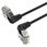 Cat.6A LANケーブル UTP 直角コネクタ 360°スイングタイプ