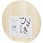 木製まな板 桧 丸型まな板