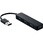 USBハブ 2.0 4ポート バスパワー コンパクト スティックタイプ ケーブル長 7cm