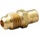 F1/4”x1/4” フレアハーフユニオン(ロウ付型)