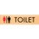 サインプレート 女・男マーク TOILET