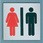 サインプレート 標準 男女マーク
