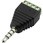 CIE フォーンプラグ (オス) ケーブルマウント Plug Adapter
