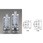 Φ16mm 露出ボックス(VE管用/1方向)グレー