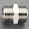 G 1/2"xG 1/2" ニップル(真鍮製)