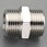 G 3/4"xG 3/4" ニップル(真鍮製)