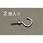 Φ3.38x38mm ナットねじ付フック(ステンレス/2本)